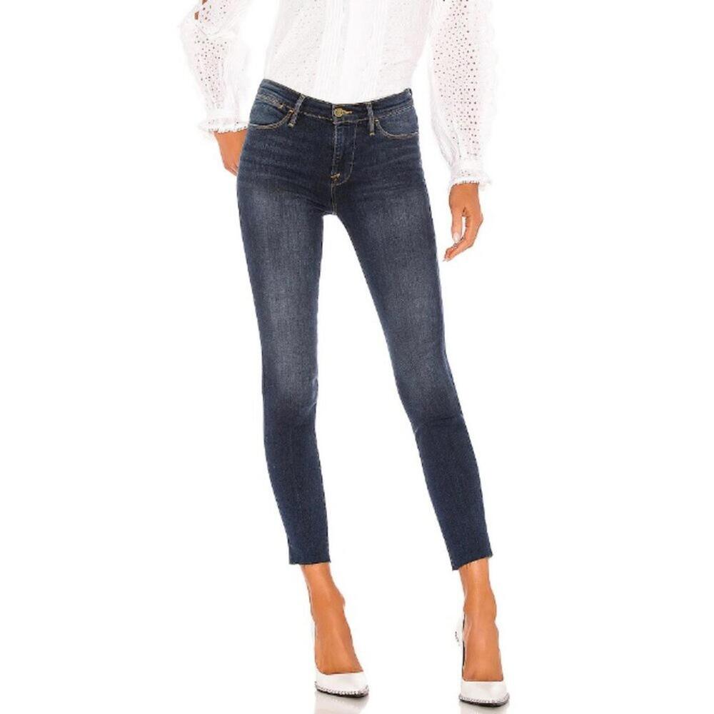 Frame Denim Le High Skinny jeans‎ cut Hem Women Size 25